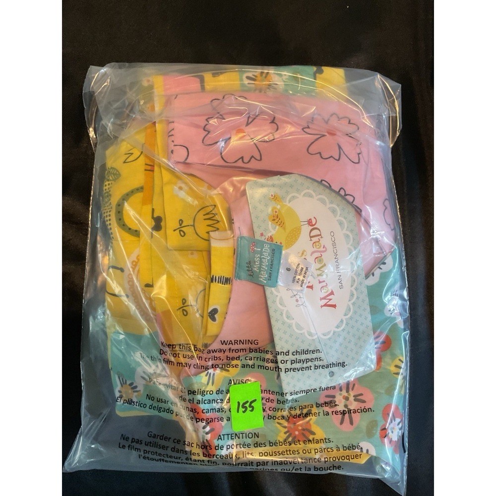 Little Miss Marmalade Girls Size 6 Cotton Mixed Print Handbag Floral Dress NWT - Picture 11 of 11
